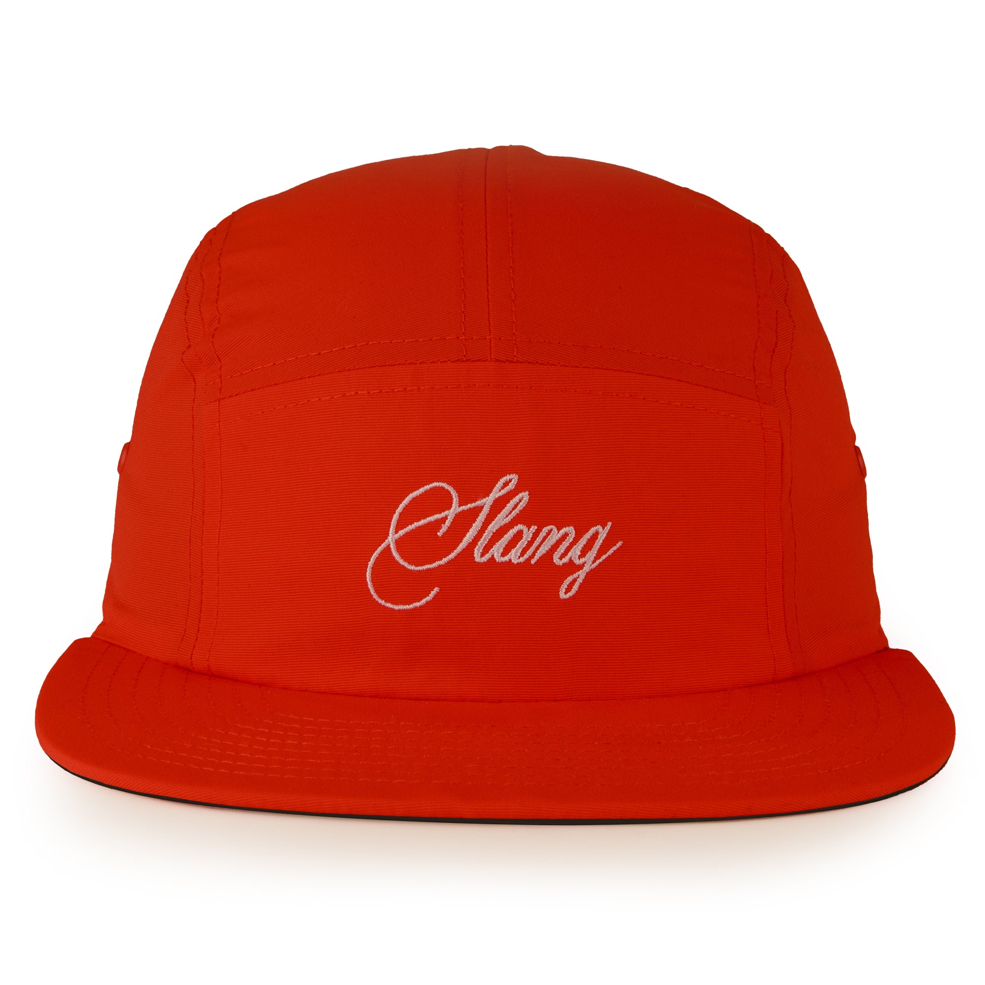 Orange Script 5-Panel Camp Hat