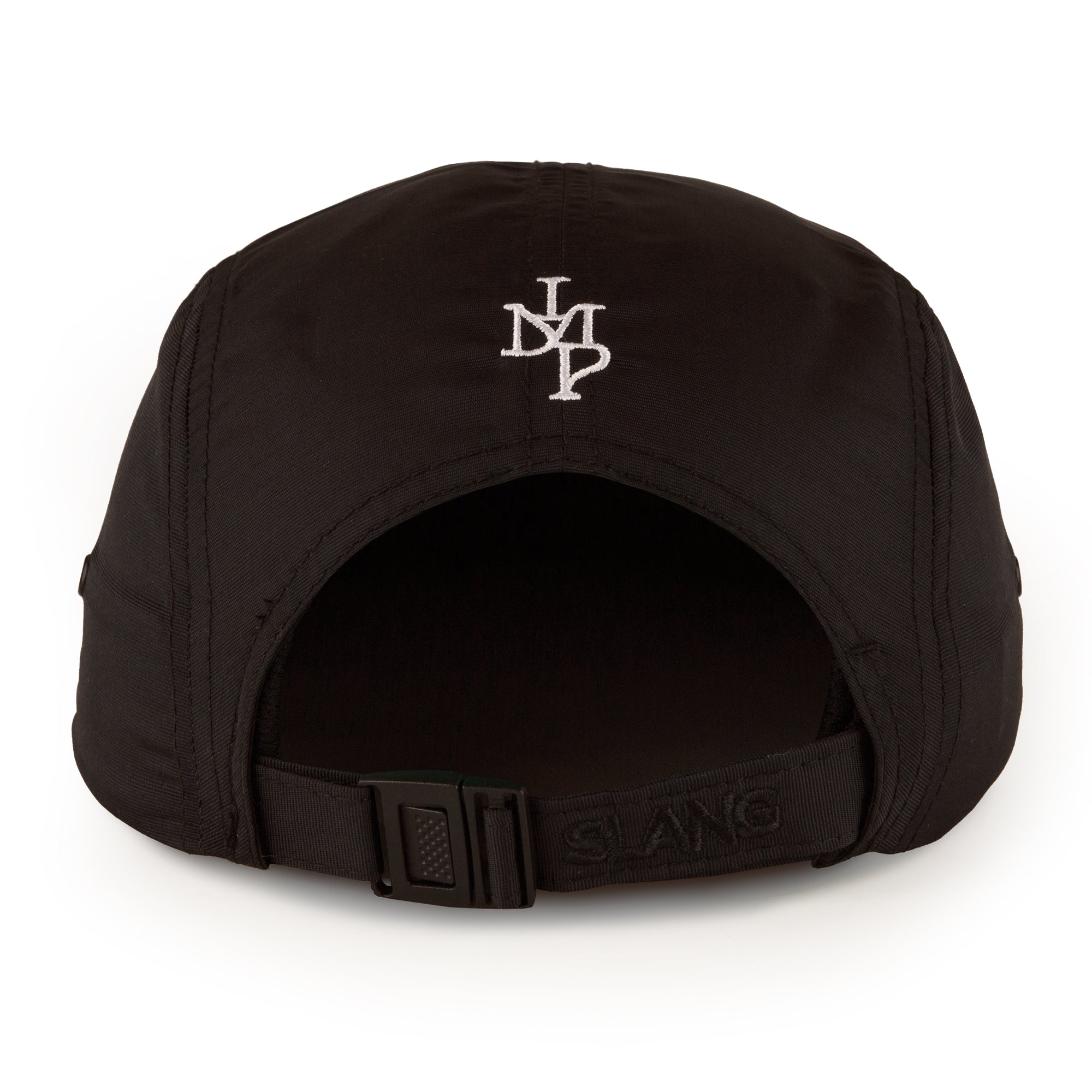 Black Classic Logo 5-Panel Camp Hat