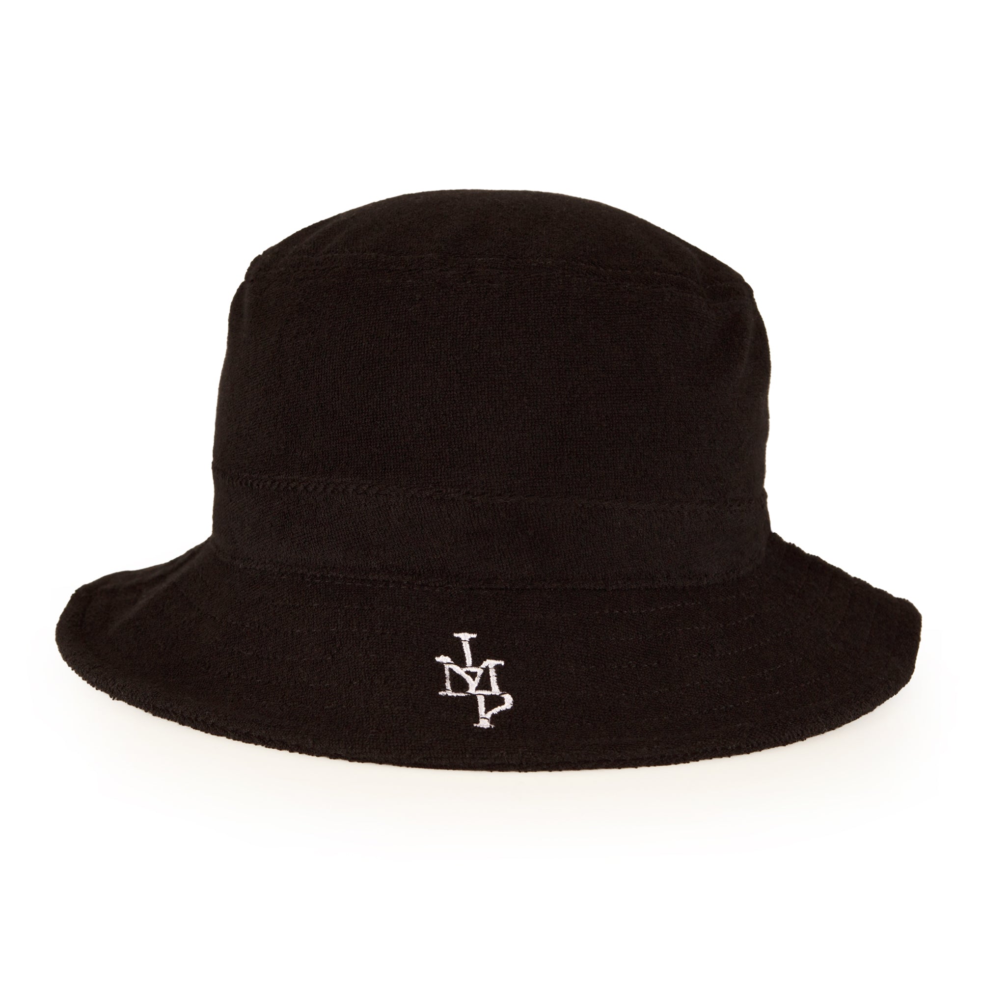 Black Classic Logo Terry Bucket Hat