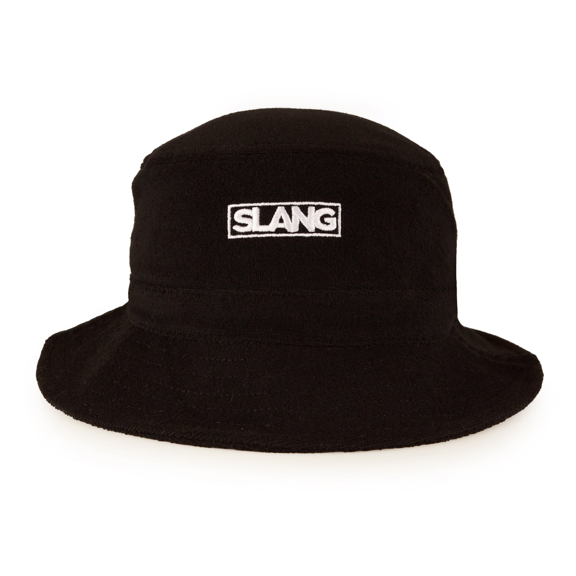 Black Classic Logo Terry Bucket Hat