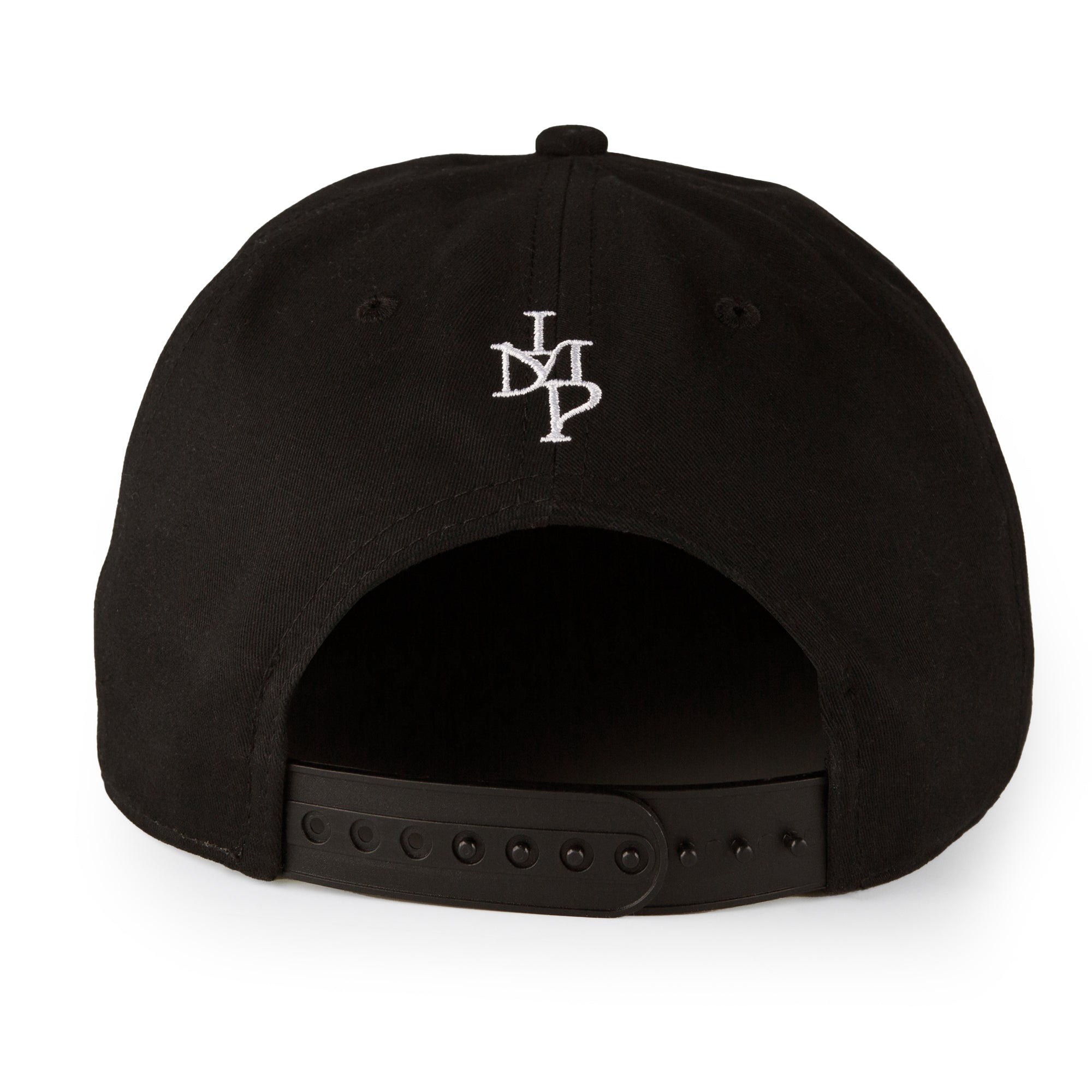 Black Script 6-Panel Twill Hat