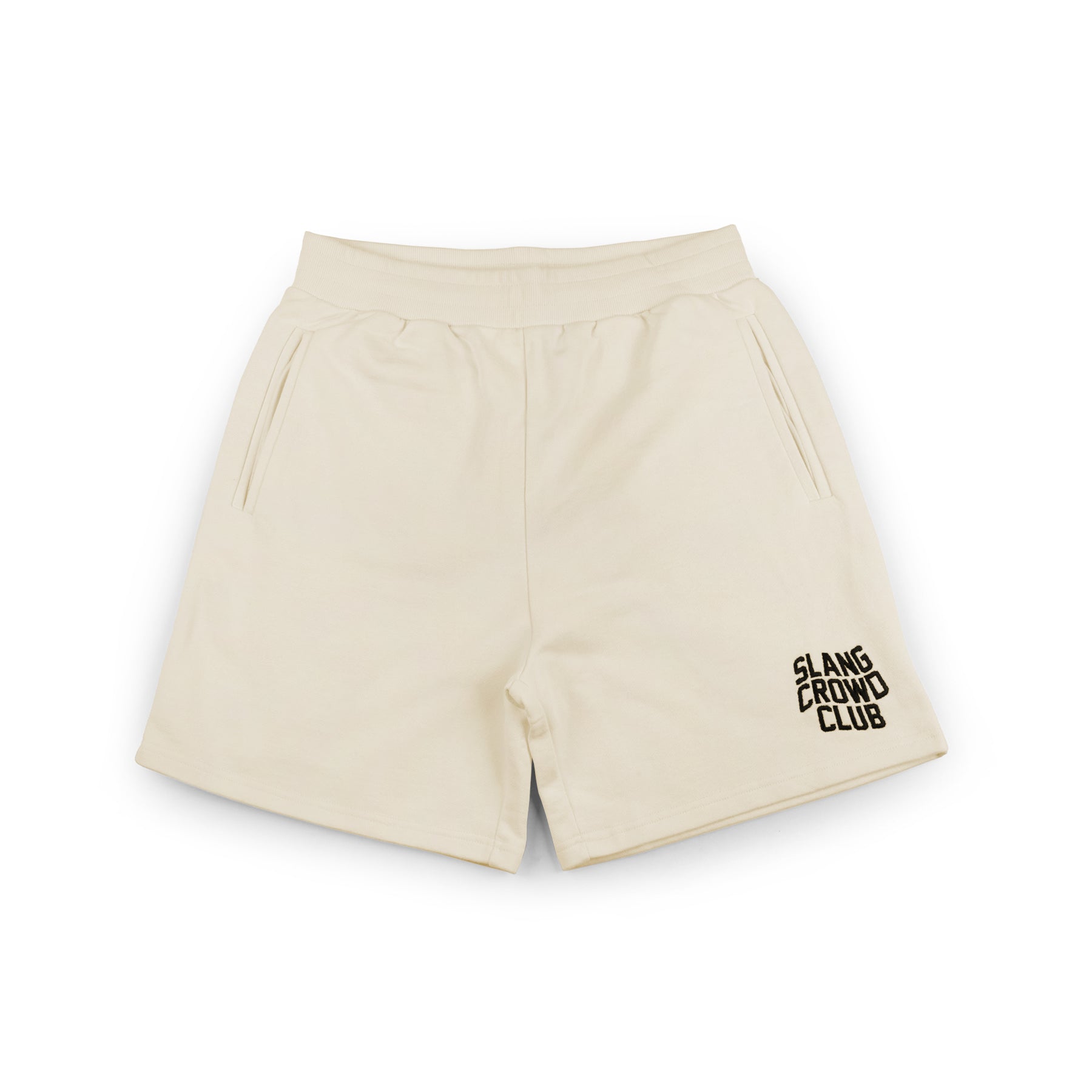 Vintage White Crowd Club Shorts