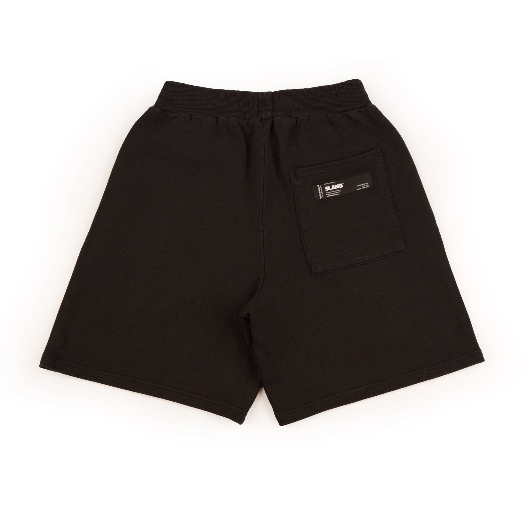 Vintage Black Crowd Club Relaxed Shorts