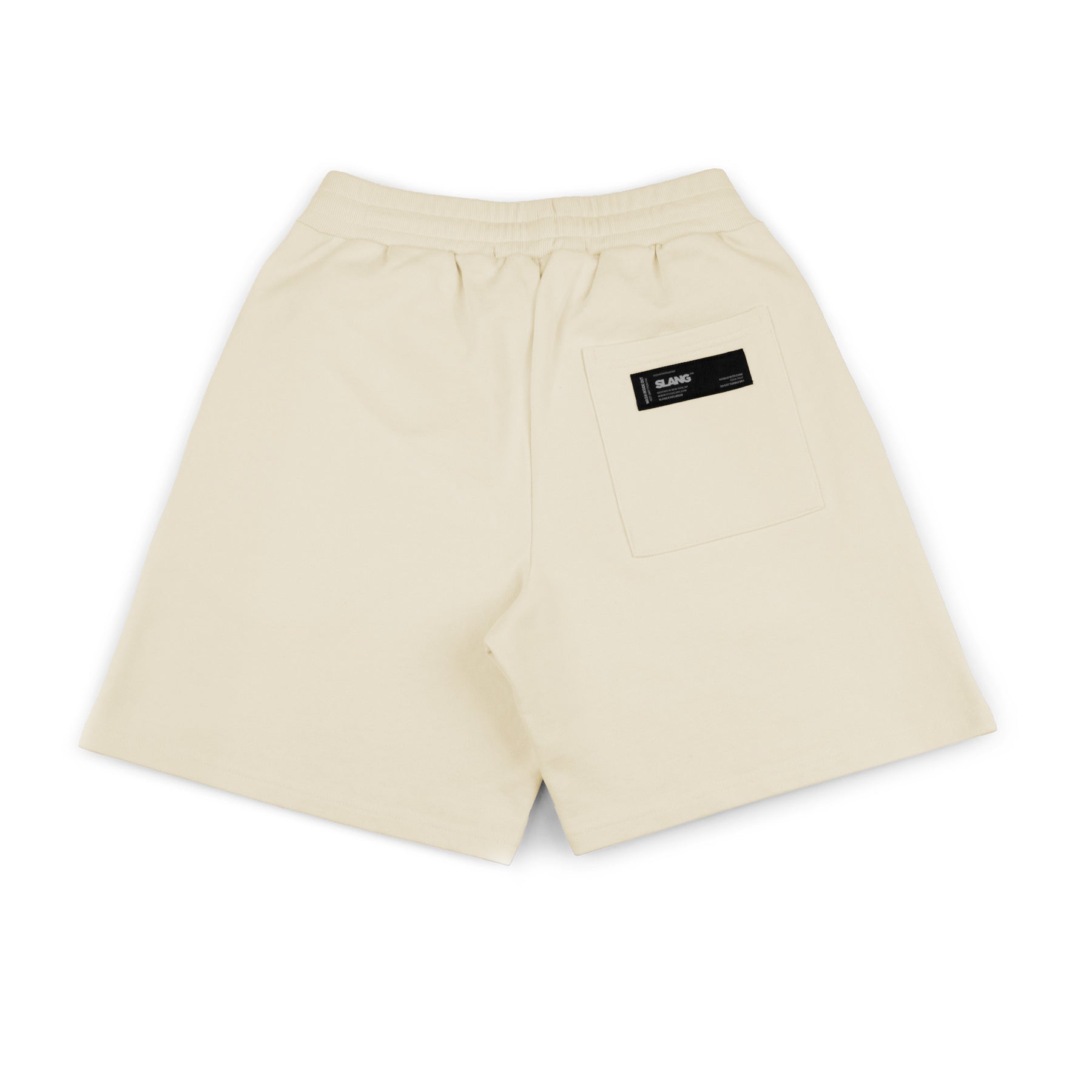 Vintage White Crowd Club Relaxed Shorts