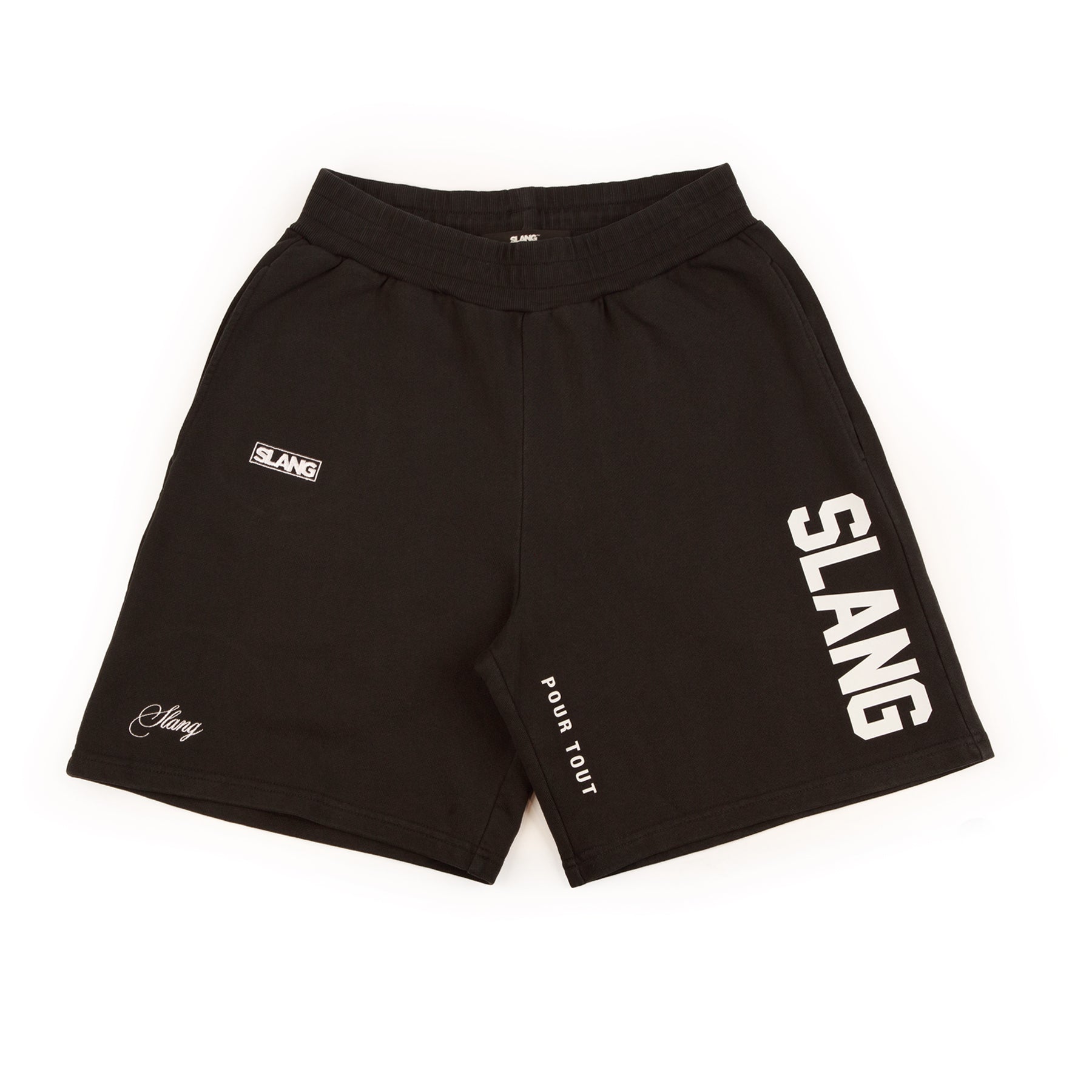 Vintage Black Team Relaxed Shorts