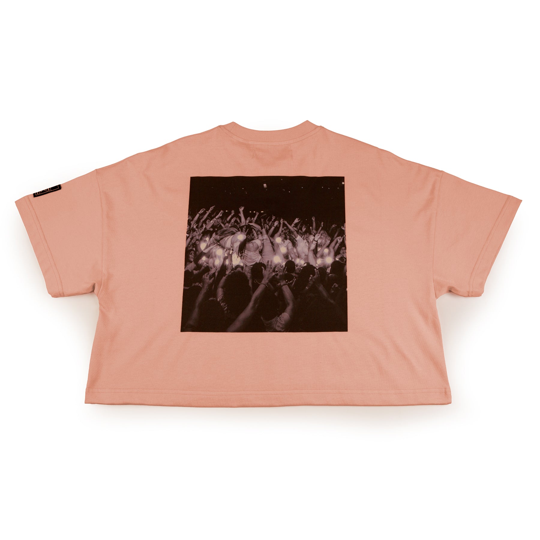 Pink Cropped Tee