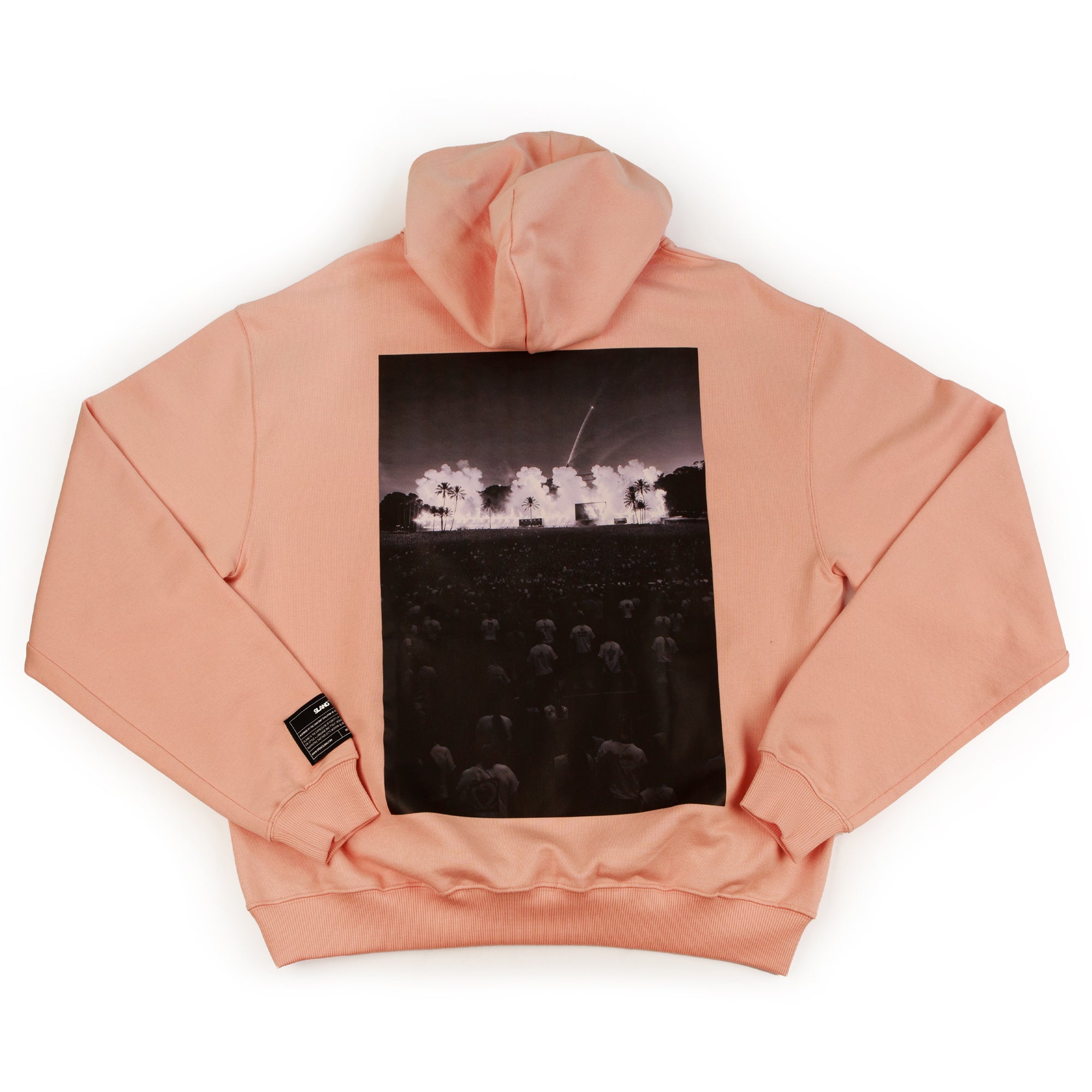 Pink Classic Logo Oversized Hoodie