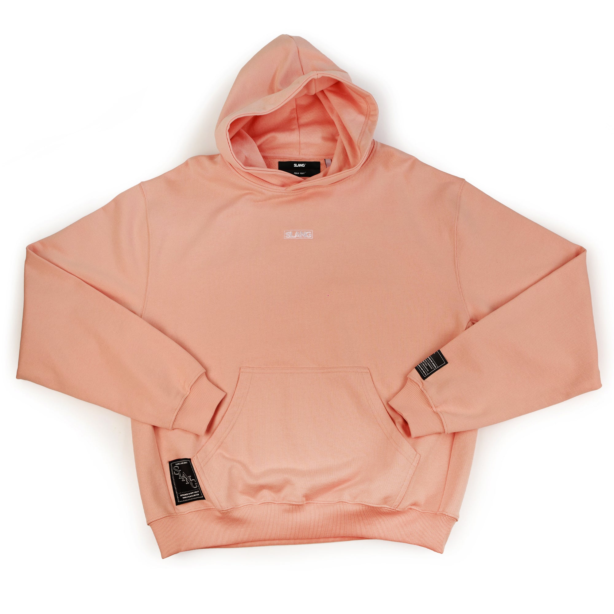 Pink Classic Logo Oversized Hoodie