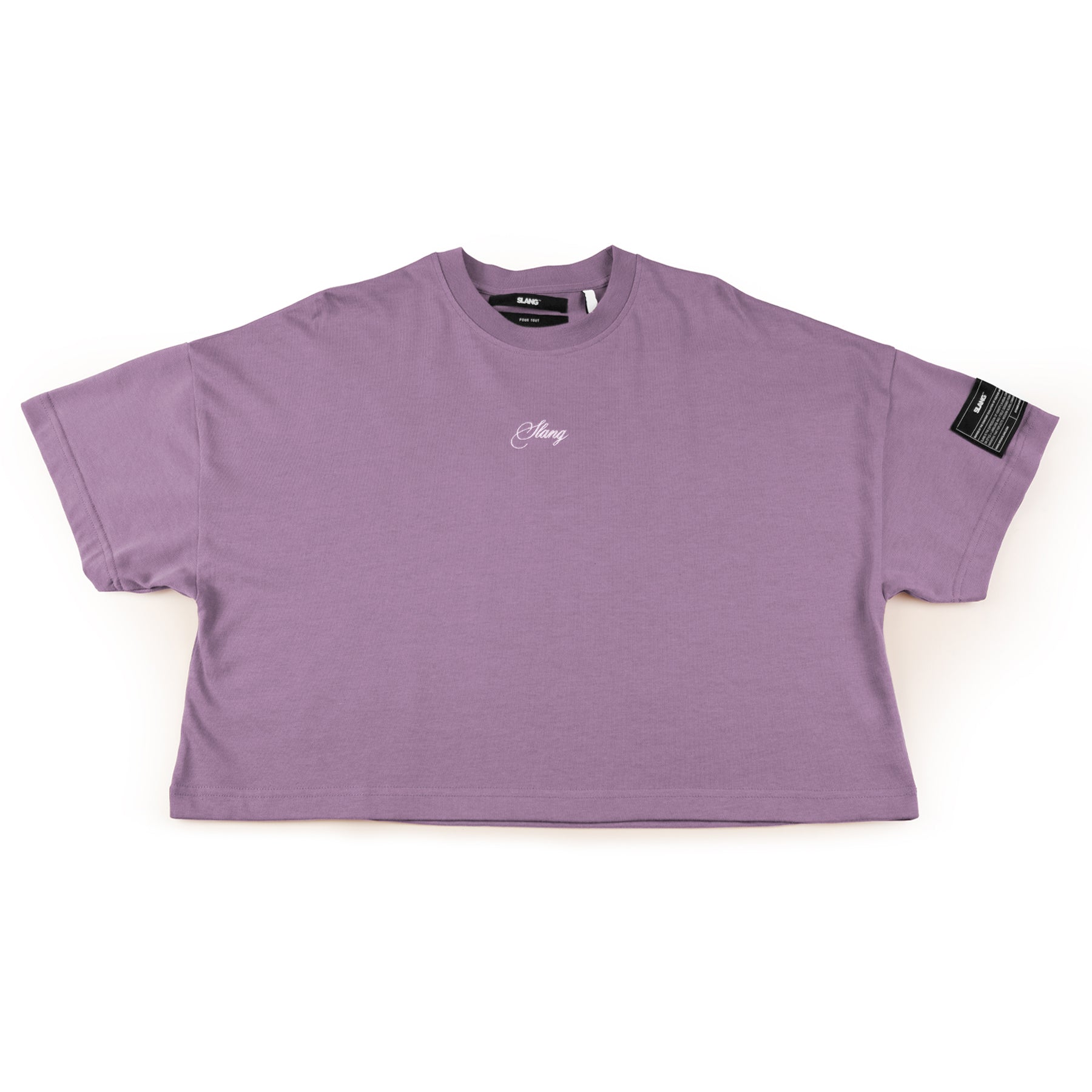 Purple Cropped Tee