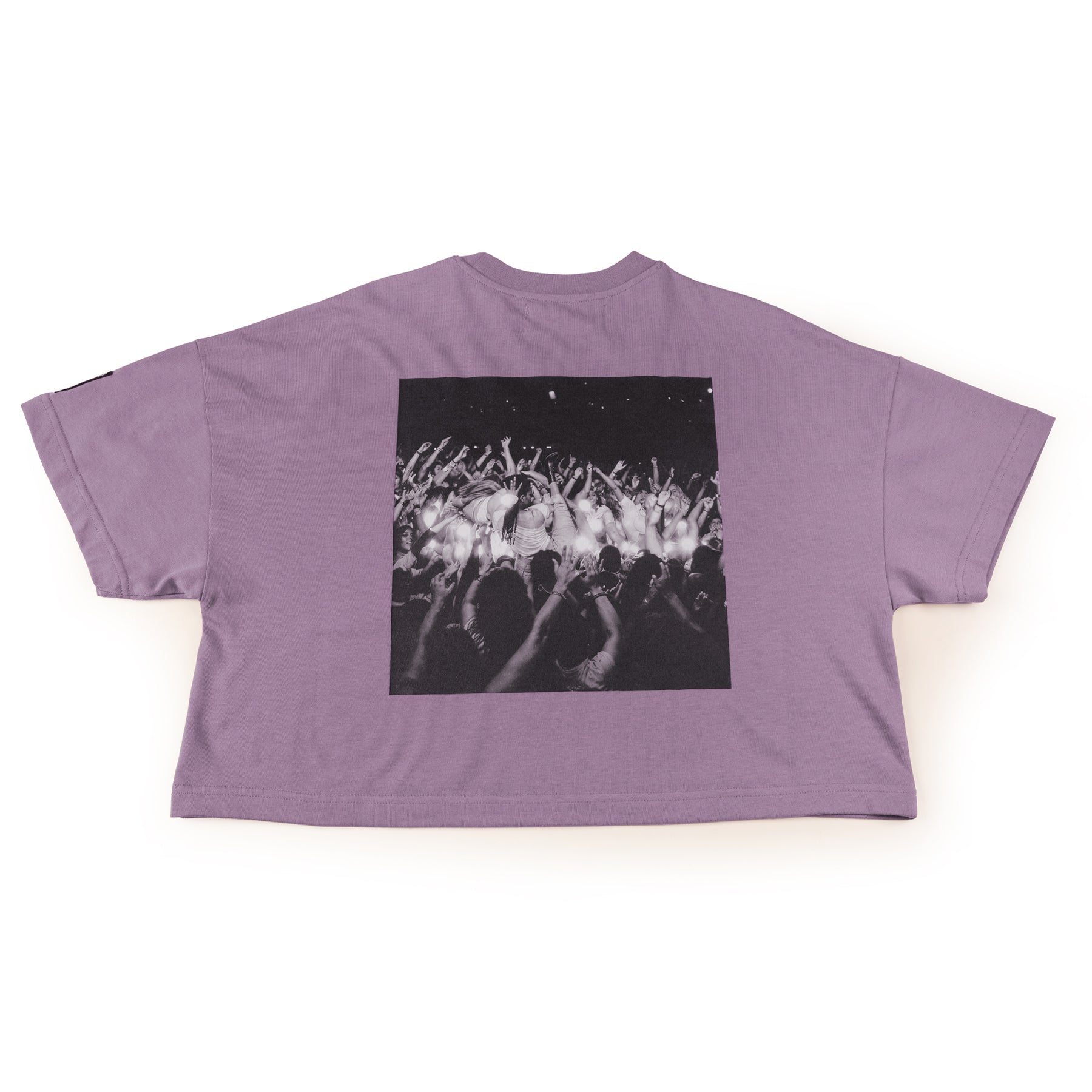 Purple Cropped Tee