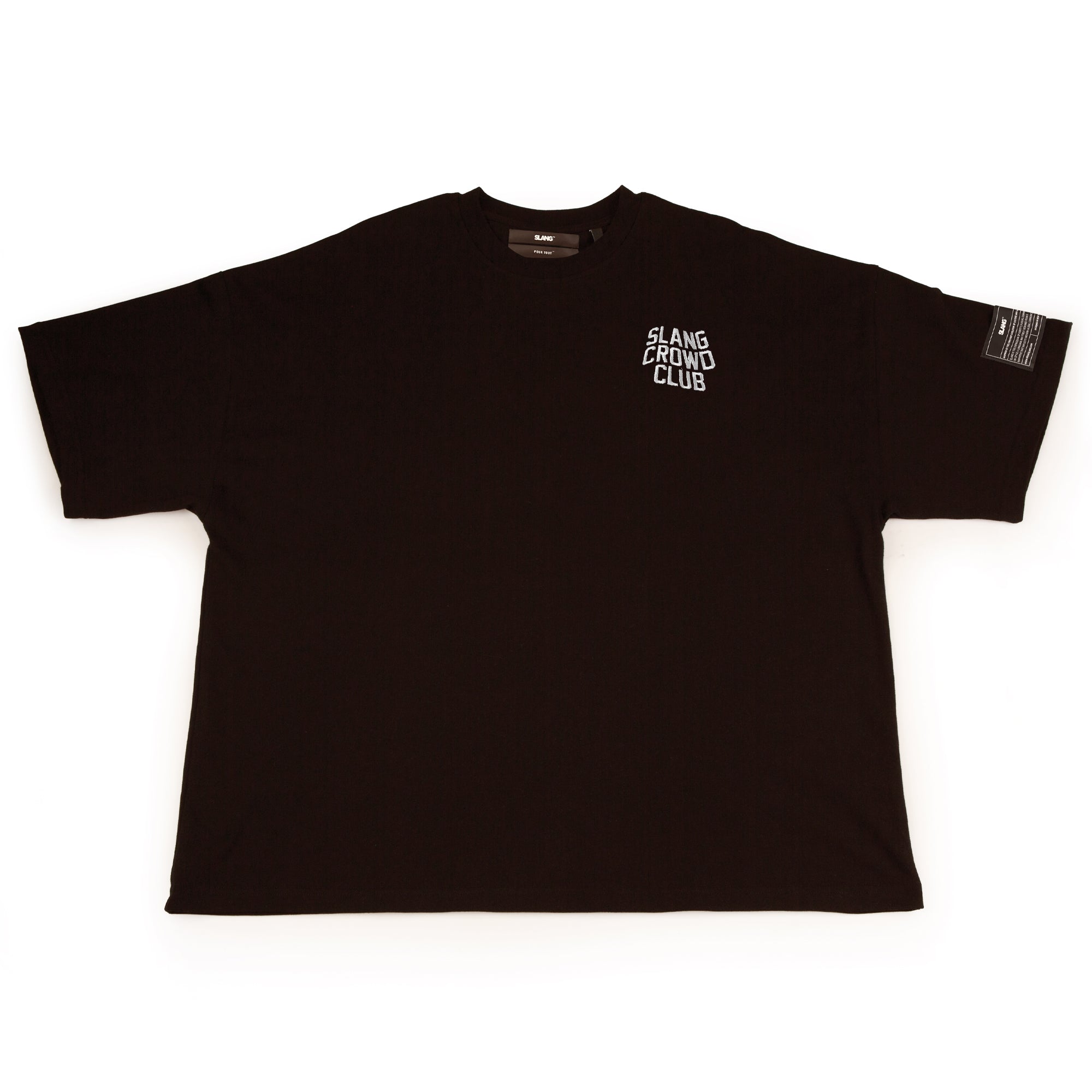 Vintage Black Crowd Club Boxy Tee