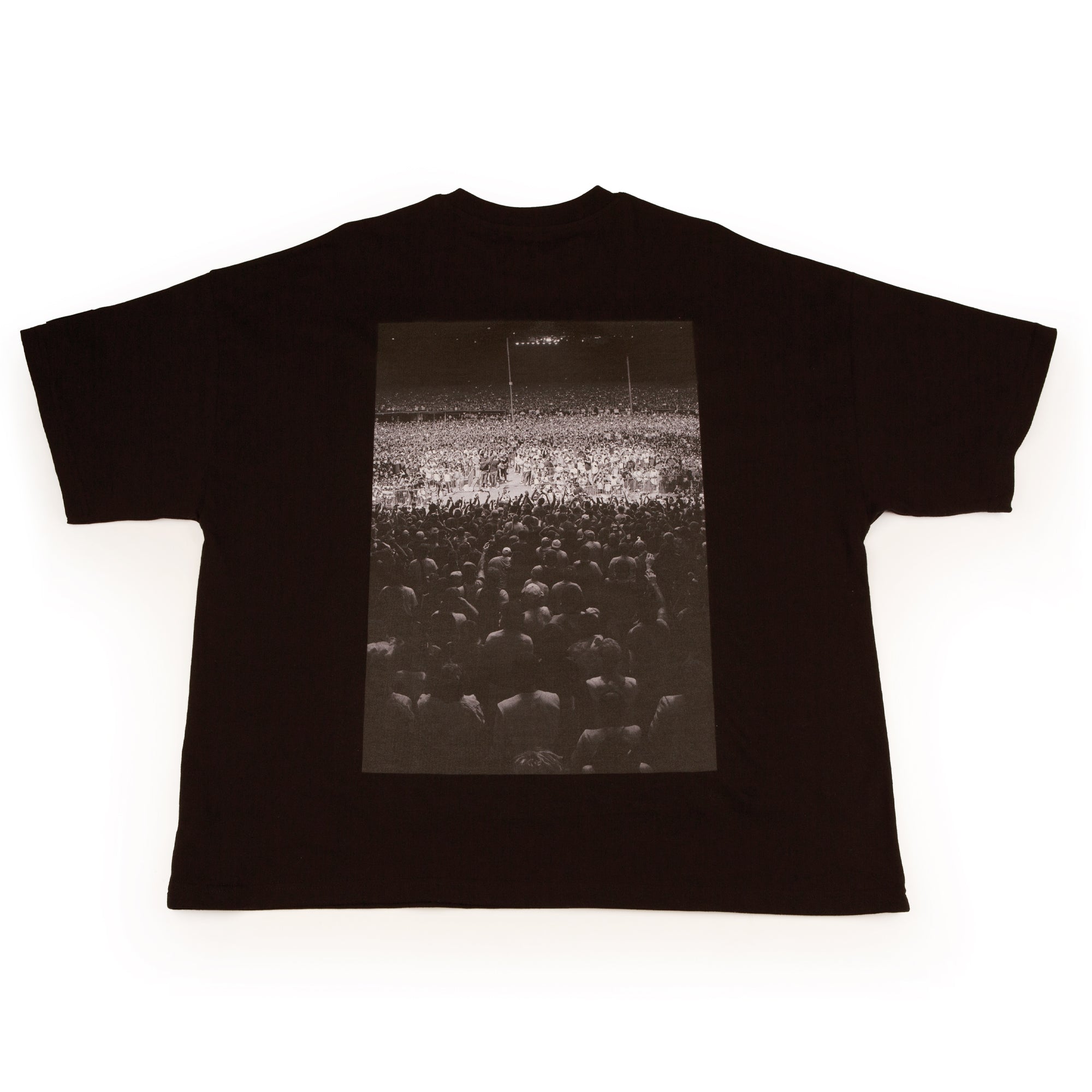 Vintage Black Crowd Club Boxy Tee