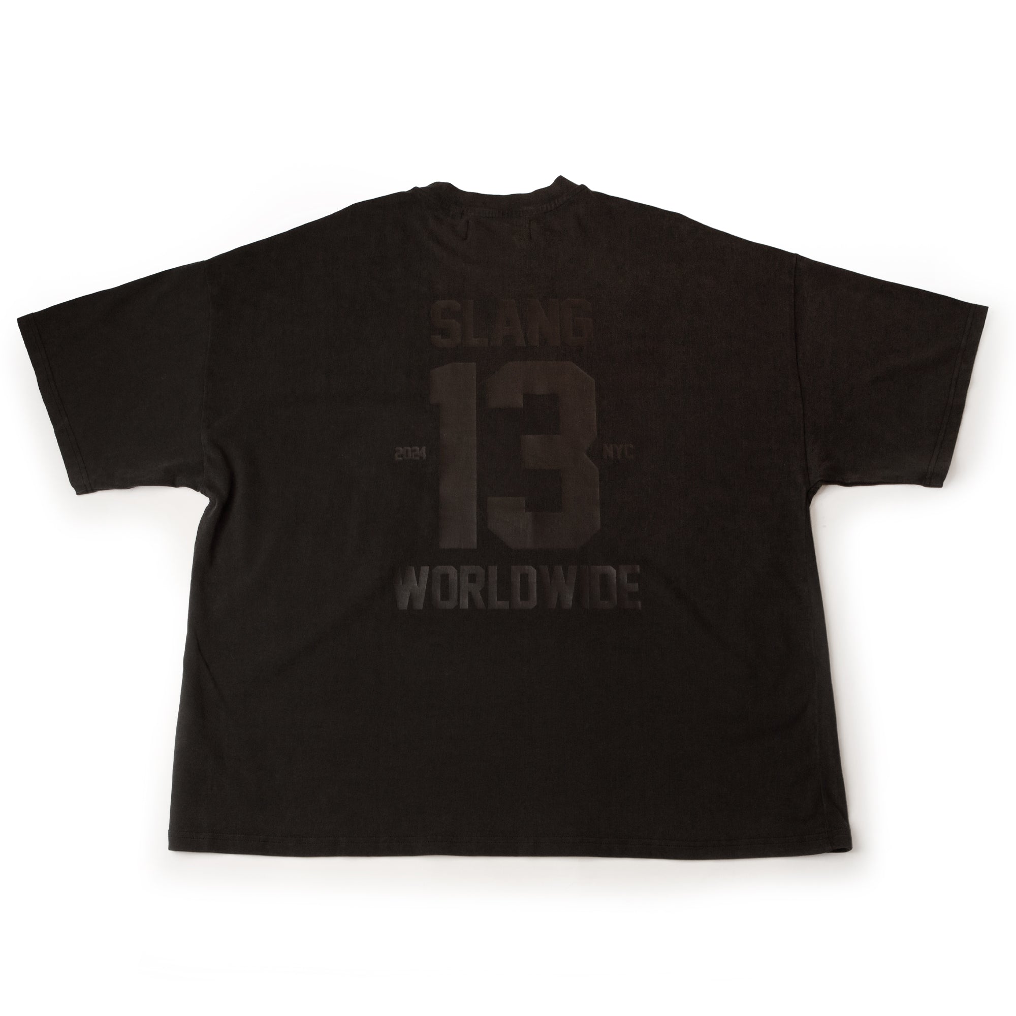 Vintage Black Number 13 Boxy Tee